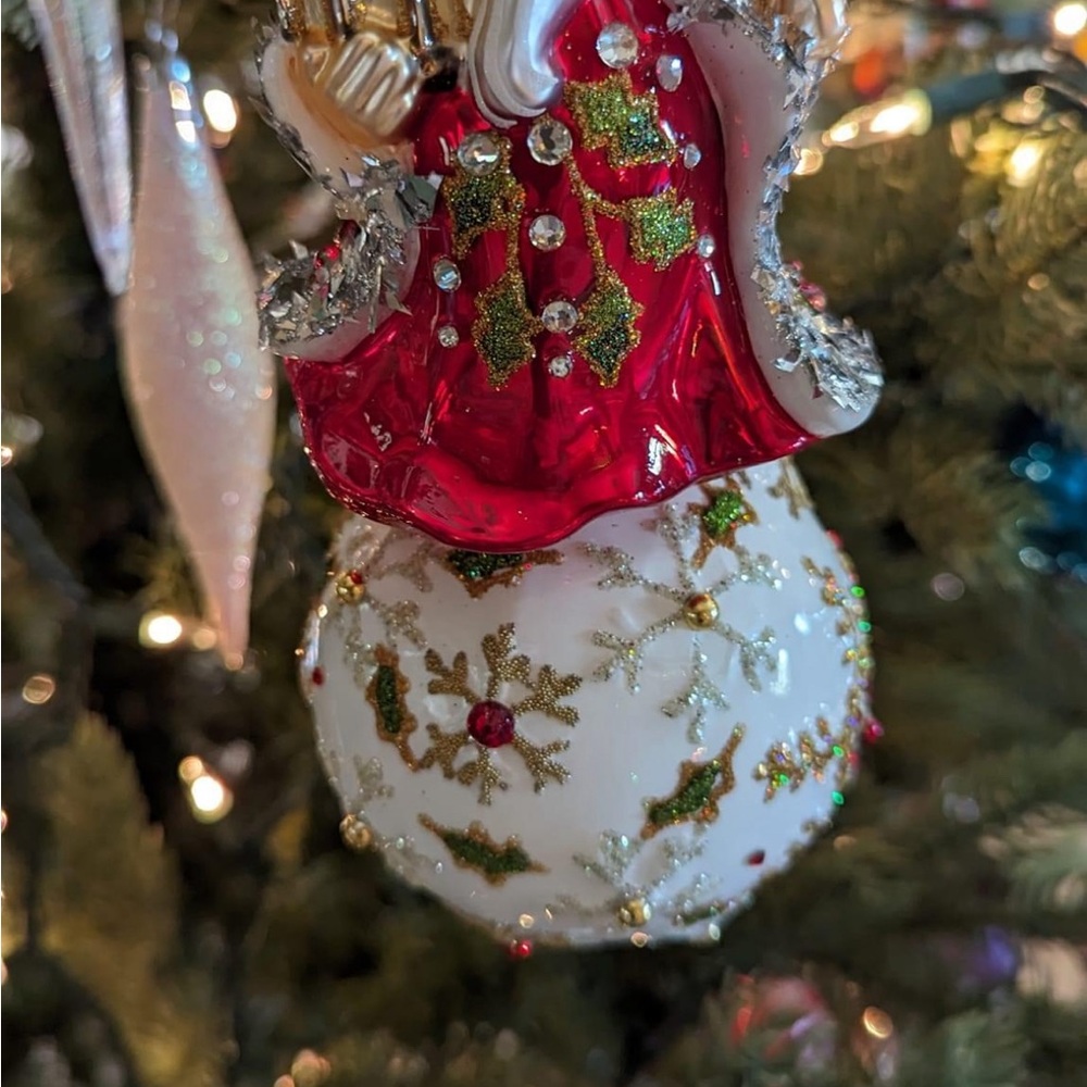 Heartfully Yours Ornament - Longchamp Santa By Christopher Radko 2022 Br… - Picture 4 of 4